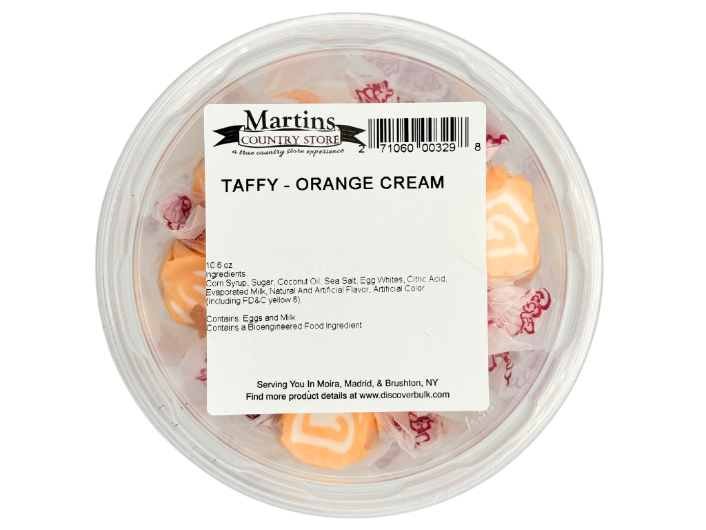 ORANGE CREAM TAFFY 10.6oz