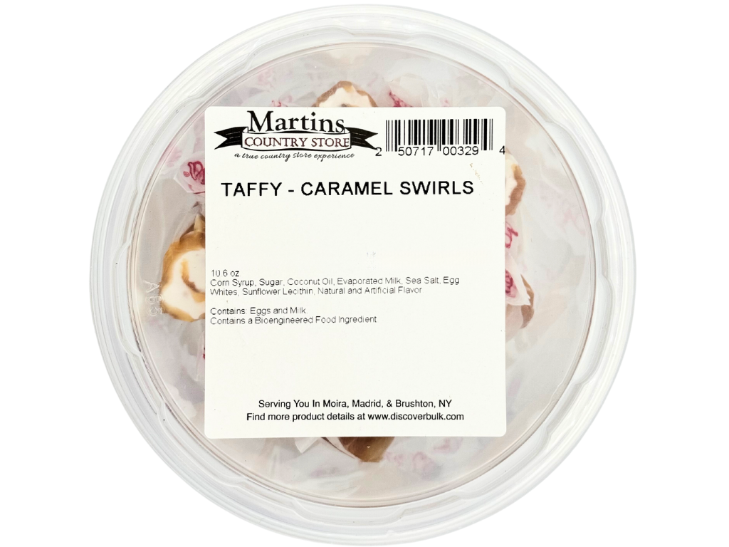 CARAMEL SWIRLS TAFFY 10.6oz