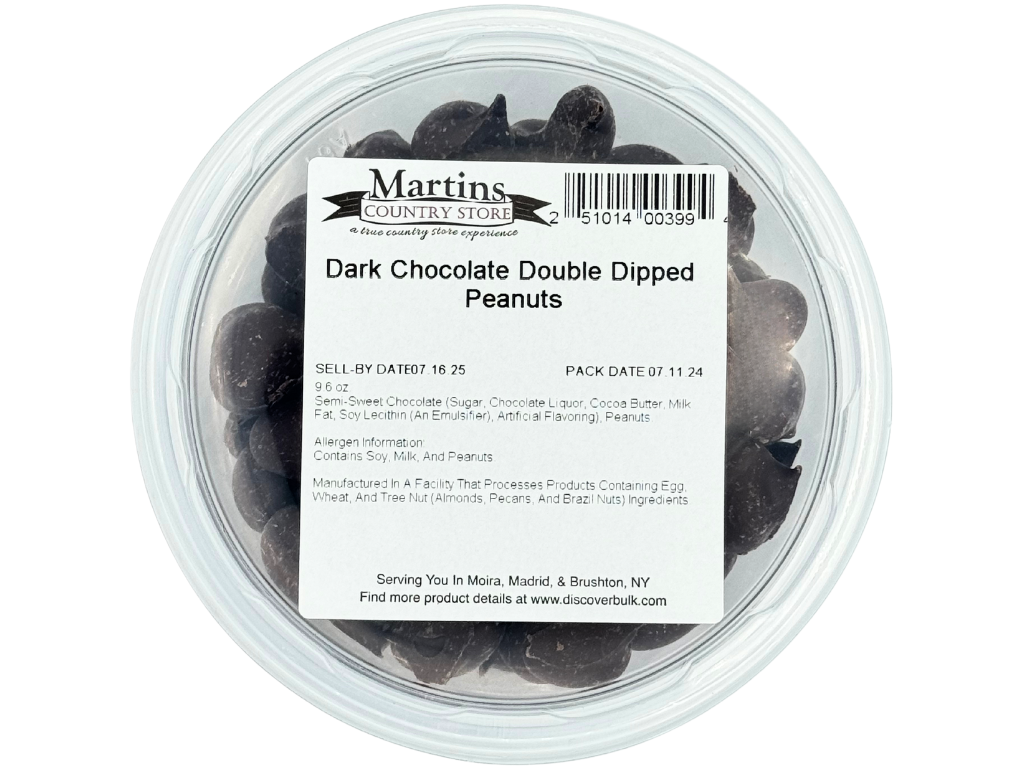 DARK CHOCOLATE DBL DIPPED PEANUTS 9.6oz