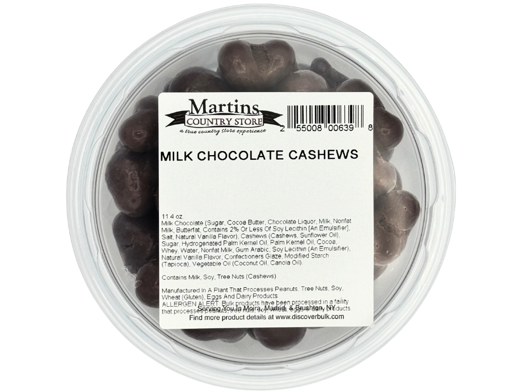 MILK CHOCOLATE CASHEWS 11.4oz