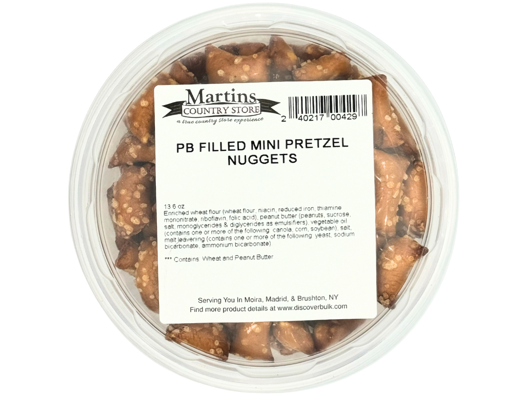 PEANUT BUTTER FILLED MINI PRETZELS 13.6oz