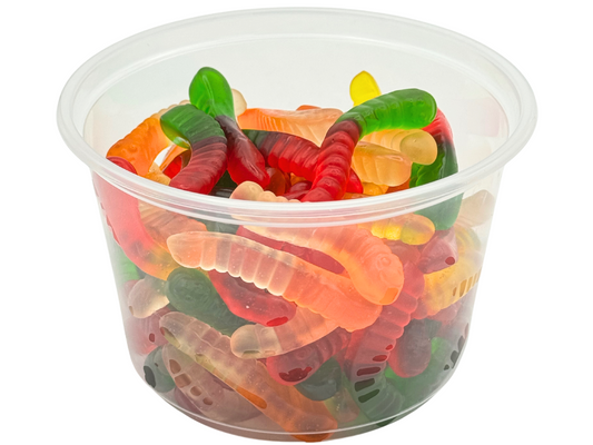 MINI WILD FRUIT GUMMY WORMS 11.8oz