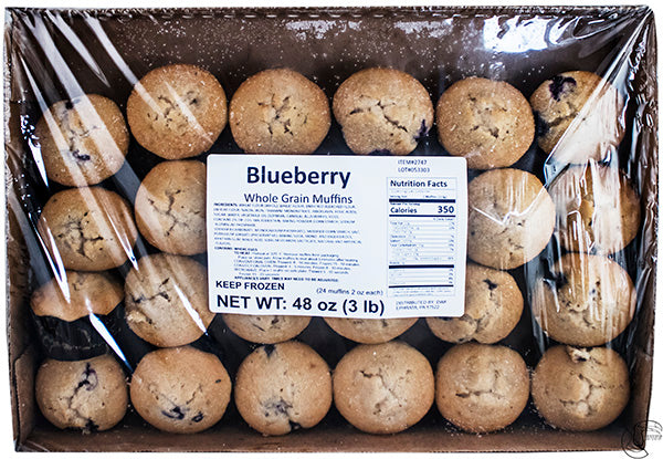 Whole Grain Blueberry Muffins 24ct, $2.49/lb