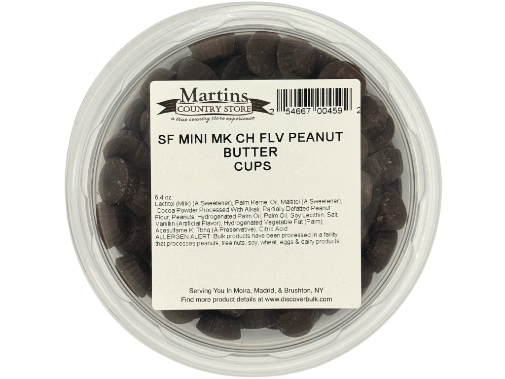 SUGAR FREE MINI PEANUT BUTTER CUPS 6.4oz