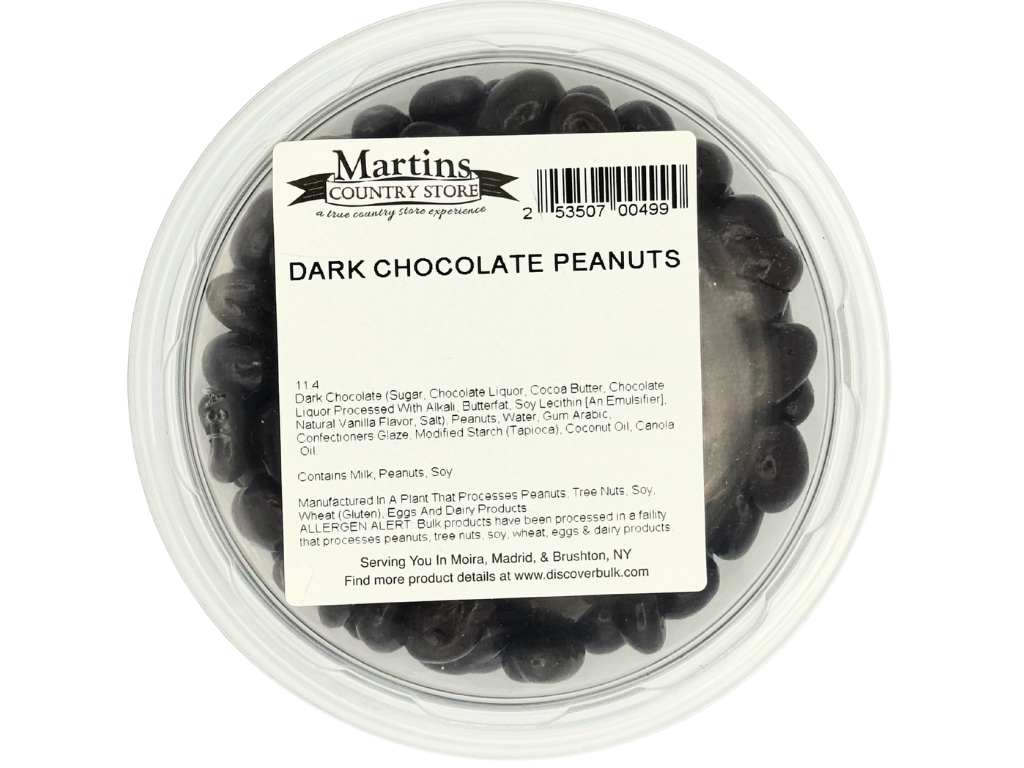 DARK CHOCOLATE PEANUTS 11.4oz