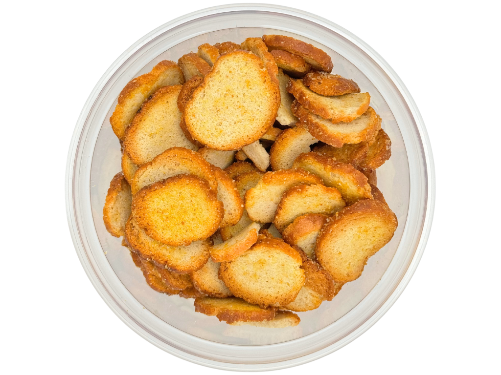 GARLIC BAGEL CHIPS, 6.4oz