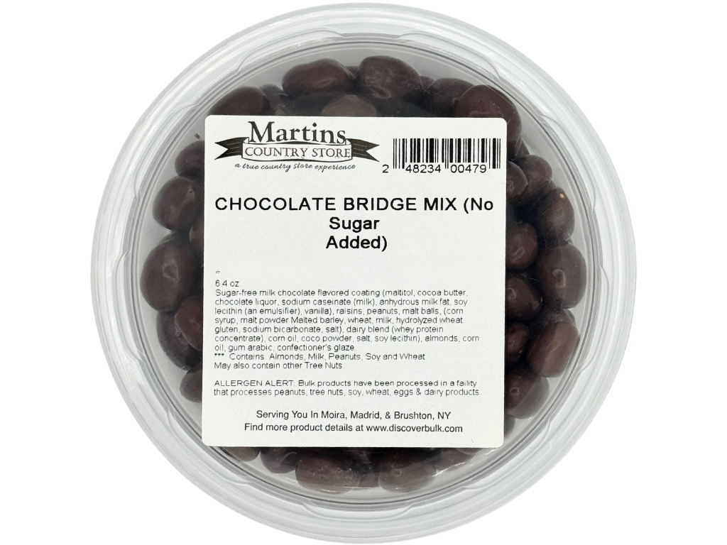 CHOCOLATE BRIDGE MIX No Sugar Added 6.4oz