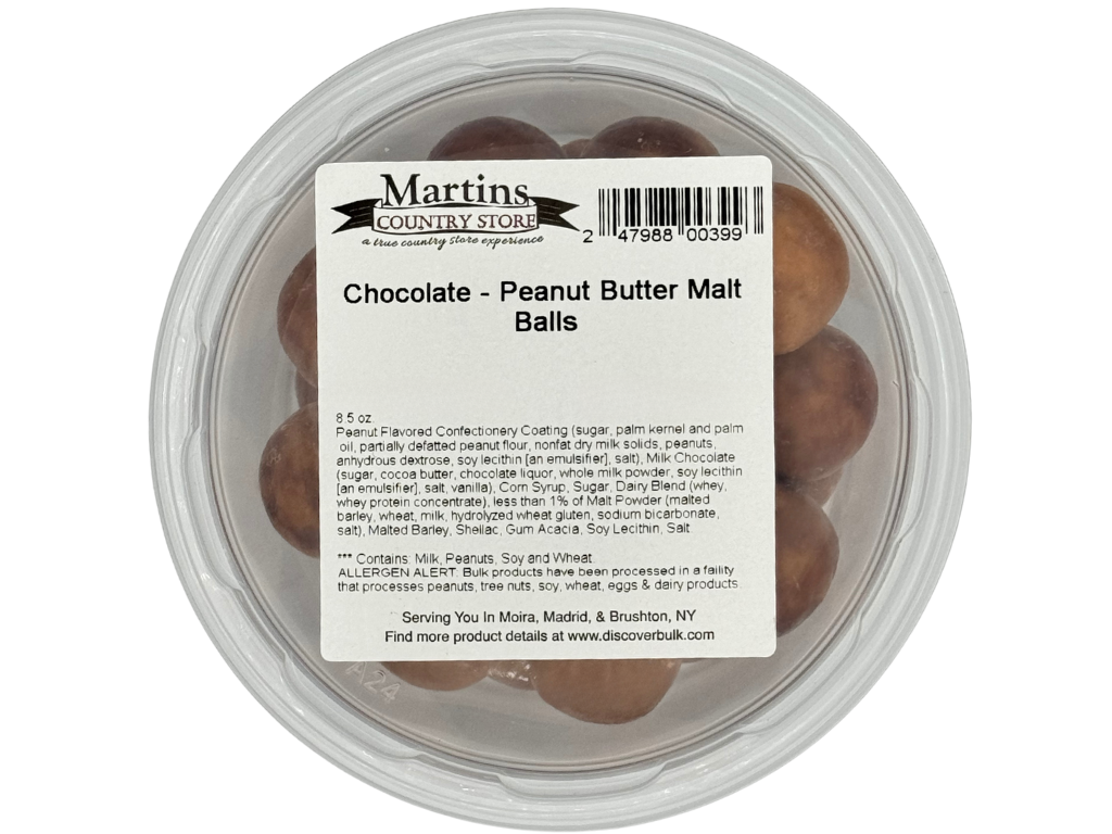 CHOCOLATE PEANUT BUTTER MALT BALLS 8.5oz