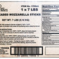 Breaded Mozzarella Sticks 7# ($2.00/lb)