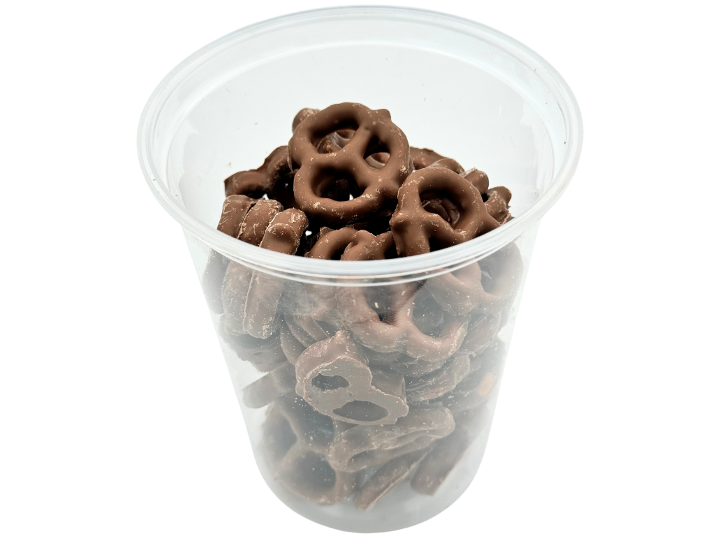 MILK CHOCOLATE PRETZELS 8oz