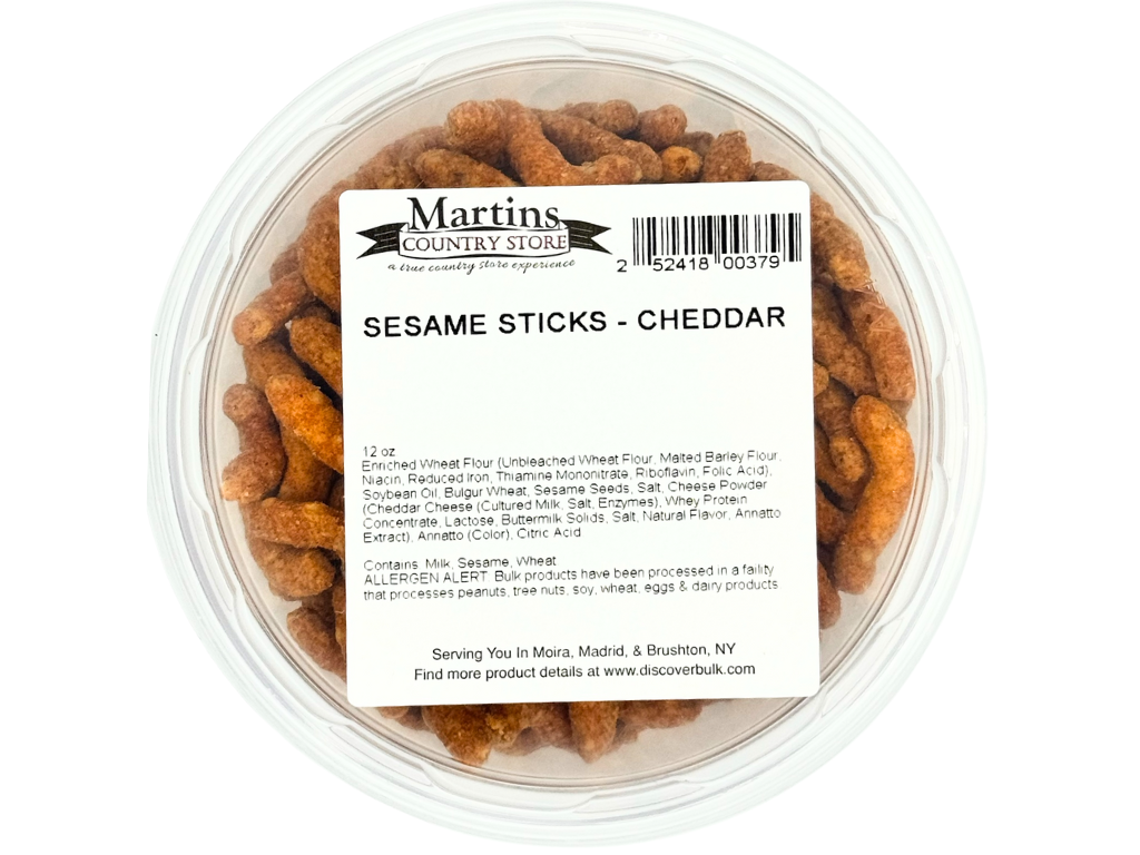 CHEDDAR SESAME STICKS 12oz