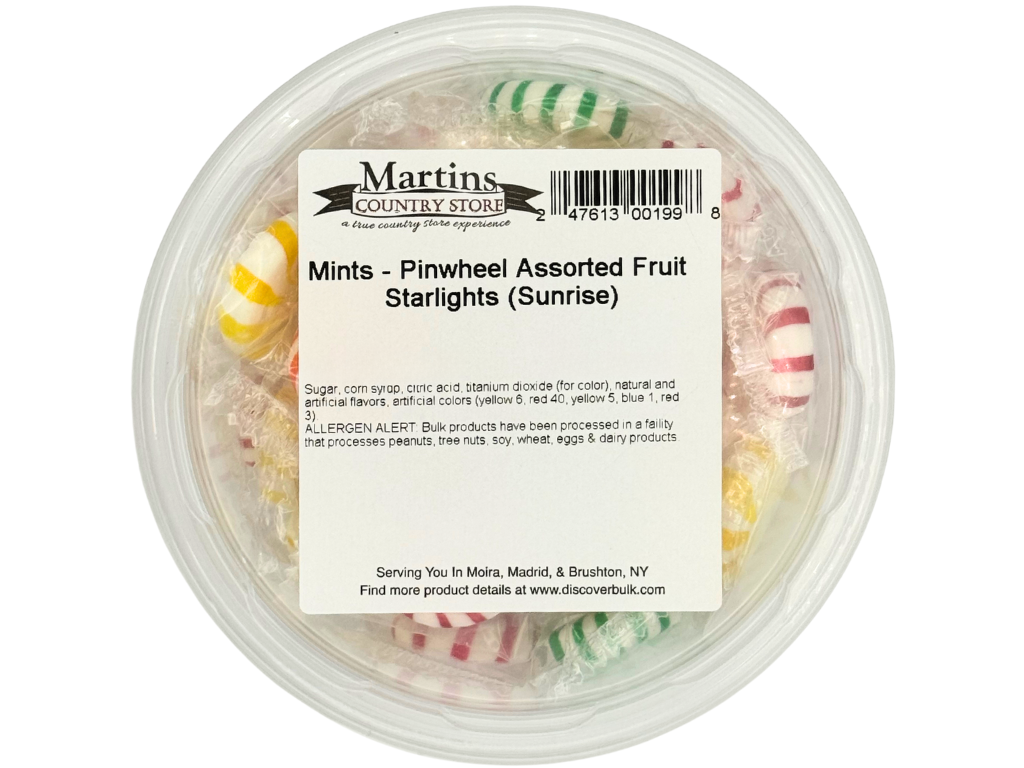 FRUITY PINWHEEL MINTS 8oz