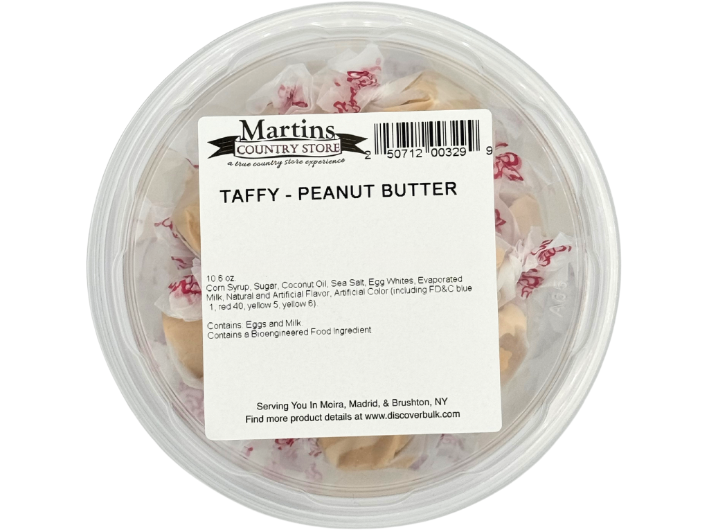 TAFFY- PEANUT BUTTER 10.6oz