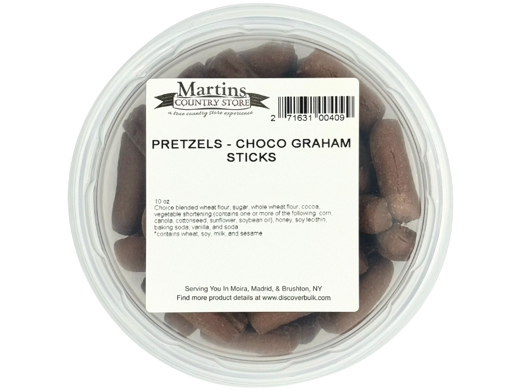 CHOCO GRAHAM PRETZEL STICKS 10oz