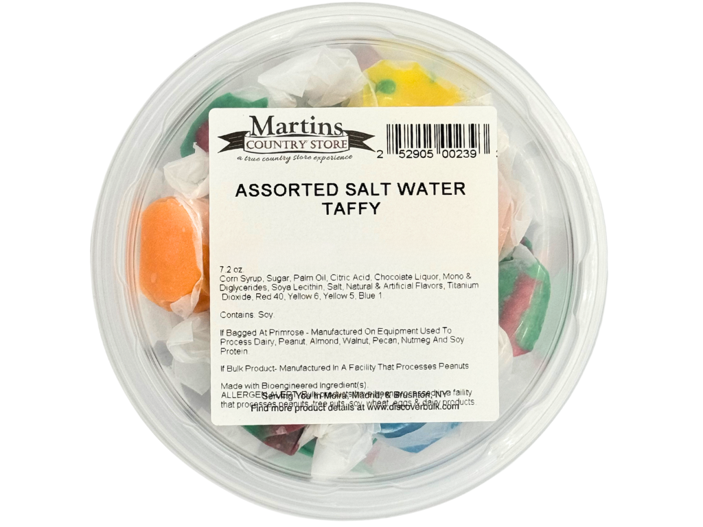 ASST SALT WATER TAFFY 7.2oz