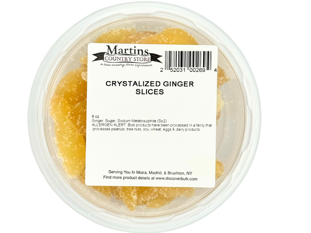 CRYSTALIZED GINGER SLICES 8oz