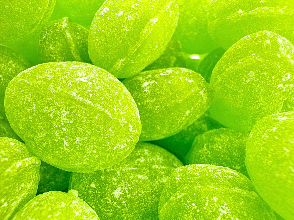 SANDED GREEN APPLE DROPS 13.3oz