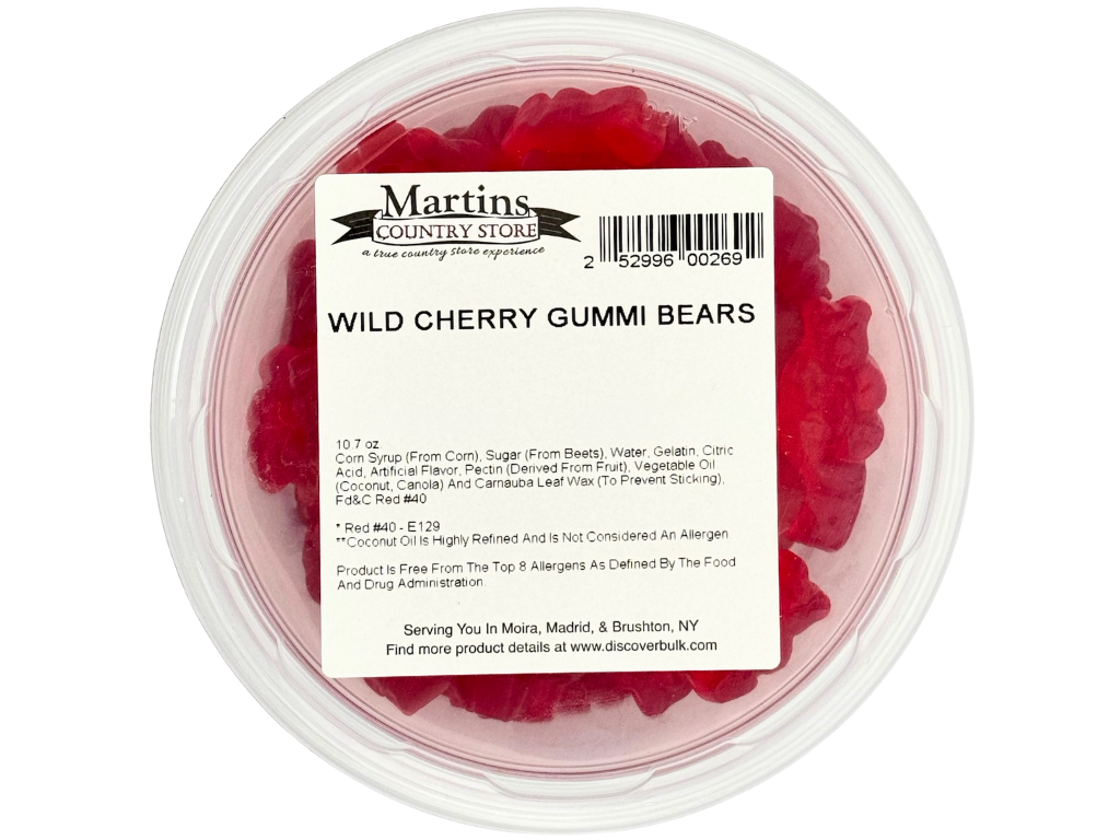 WILD CHERRY GUMMI BEARS 10.7oz