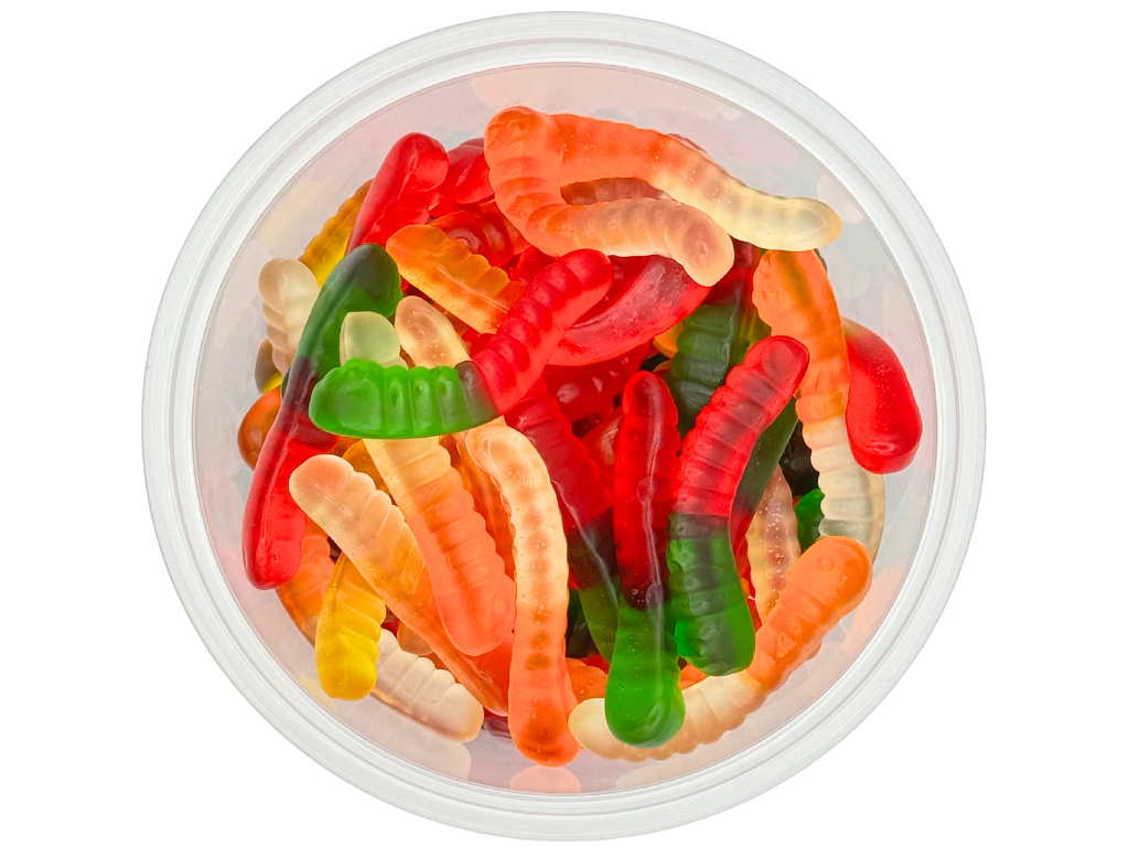 MINI WILD FRUIT GUMMY WORMS 11.8oz