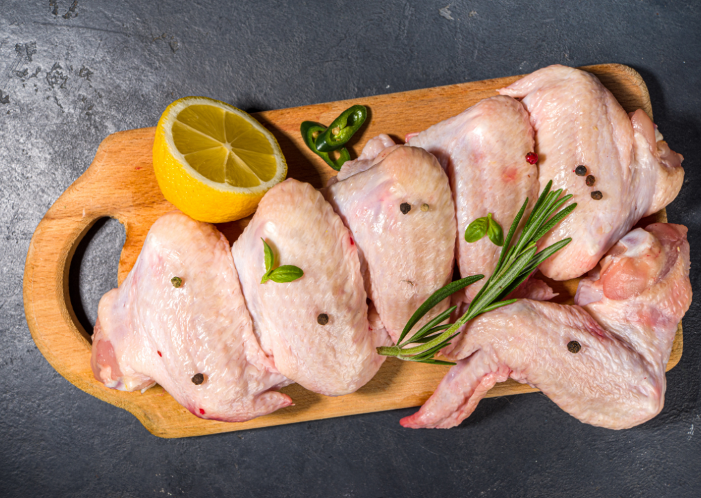 Fresh Bone-in Chicken Wings 10#, $2.79/lb