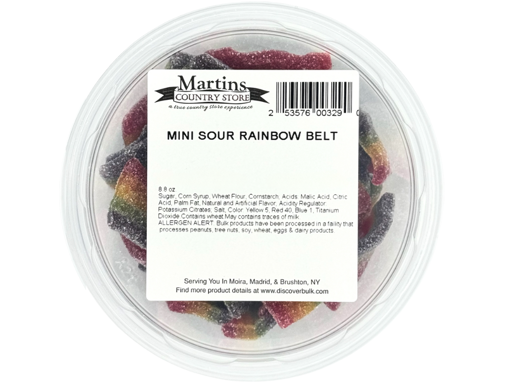 MINI SOUR RAINBOW BELT 8.8oz