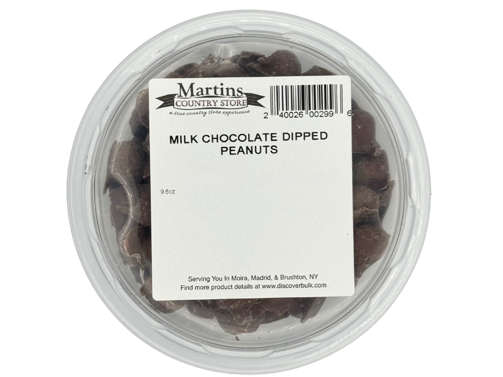 MILK CHOCOLATE DIPPED PEANUTS 9.6oz