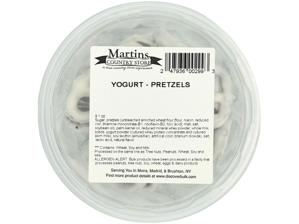 WHITE YOGURT PRETZELS 9.1oz