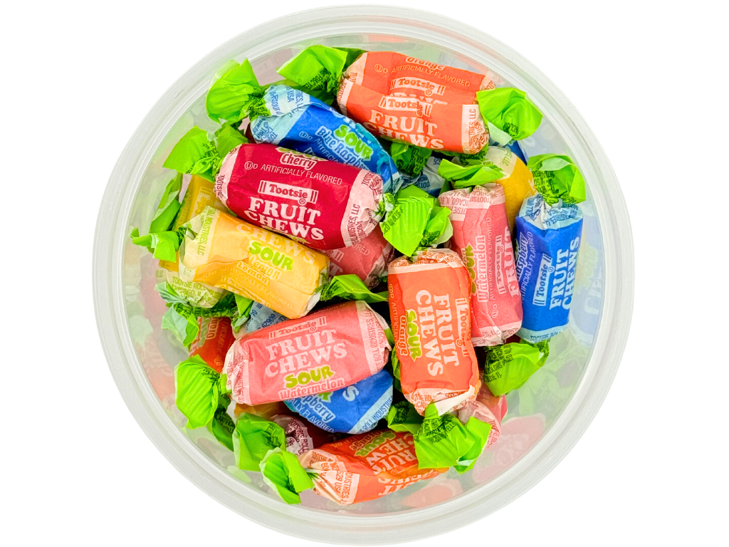 SOUR FRUIT TOOTSIE CHEWS 9.6oz