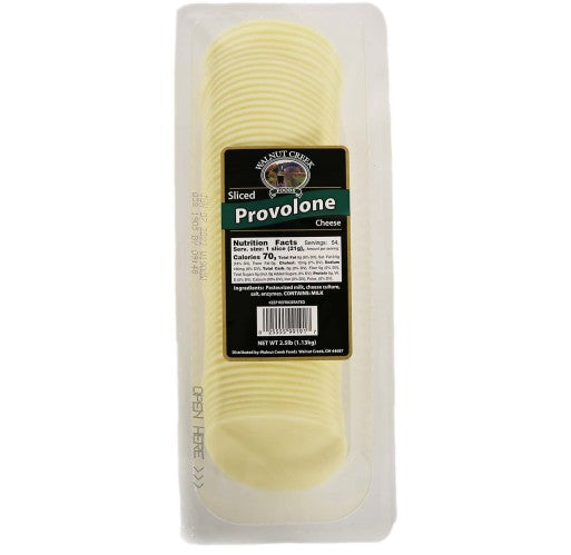 Presliced Provolone Cheese 2.5lbs, $4.79/lb