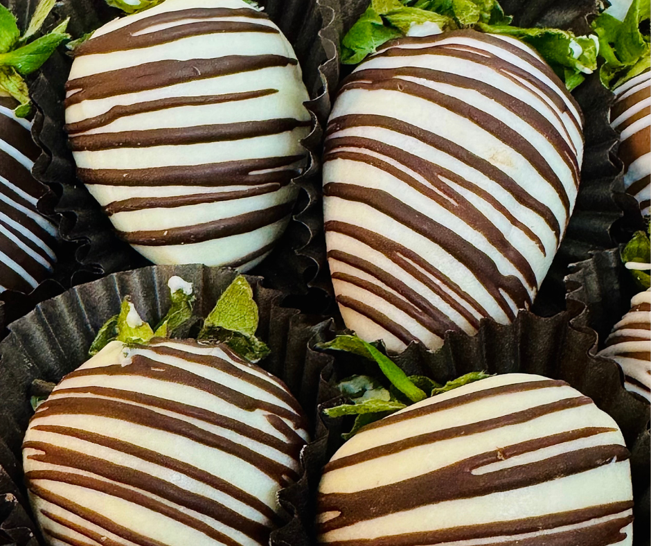 White Chocolate Covered Strawberries