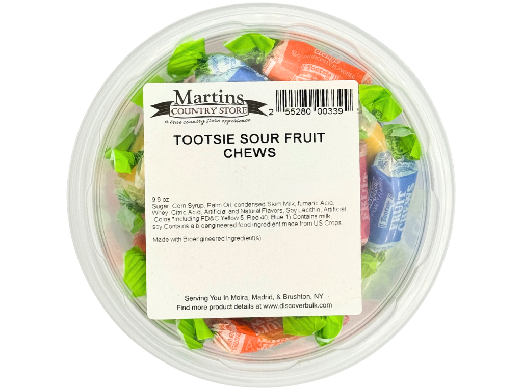 SOUR FRUIT TOOTSIE CHEWS 9.6oz