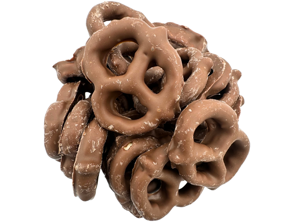 MILK CHOCOLATE PRETZELS 8oz