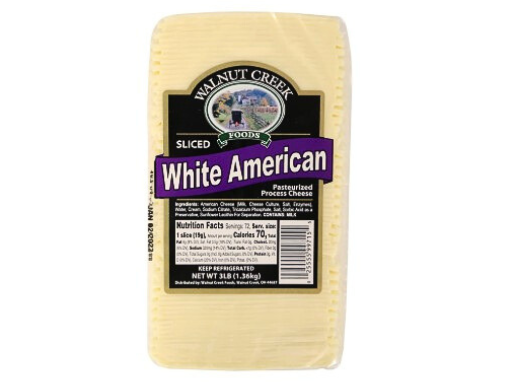 White American Sliced Cheese 3lbs, $3.98