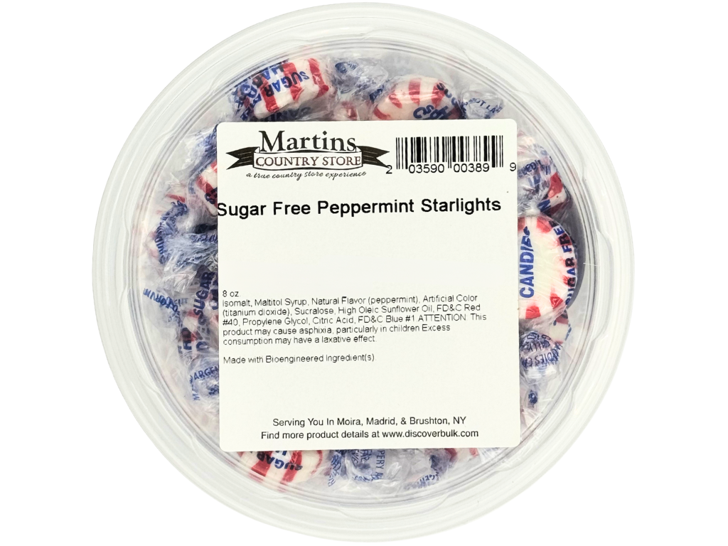 SUGAR FREE PEPPERMINT STARLIGHTS 8oz