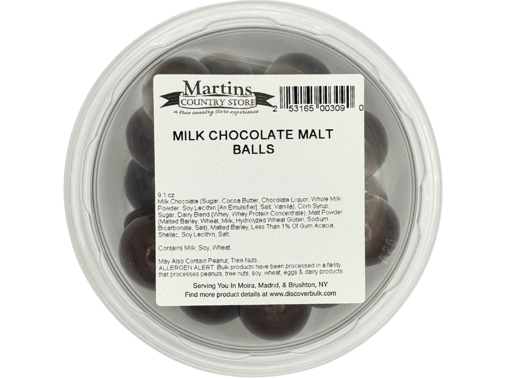 MILK CHOCOLATE MALT BALLS 9.1oz