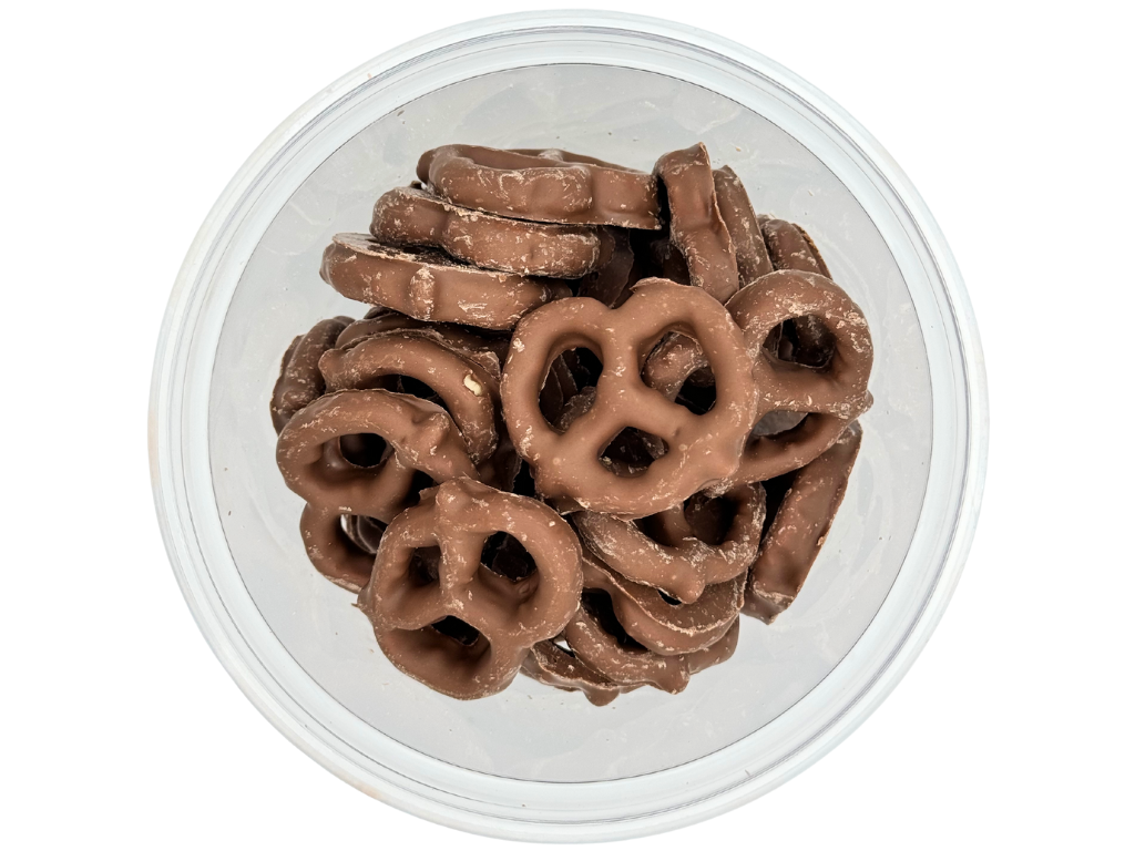 MILK CHOCOLATE PRETZELS 8oz