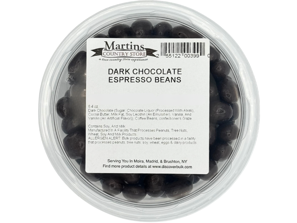 DARK CHOCOLATE ESPRESSO BEANS 6.4oz