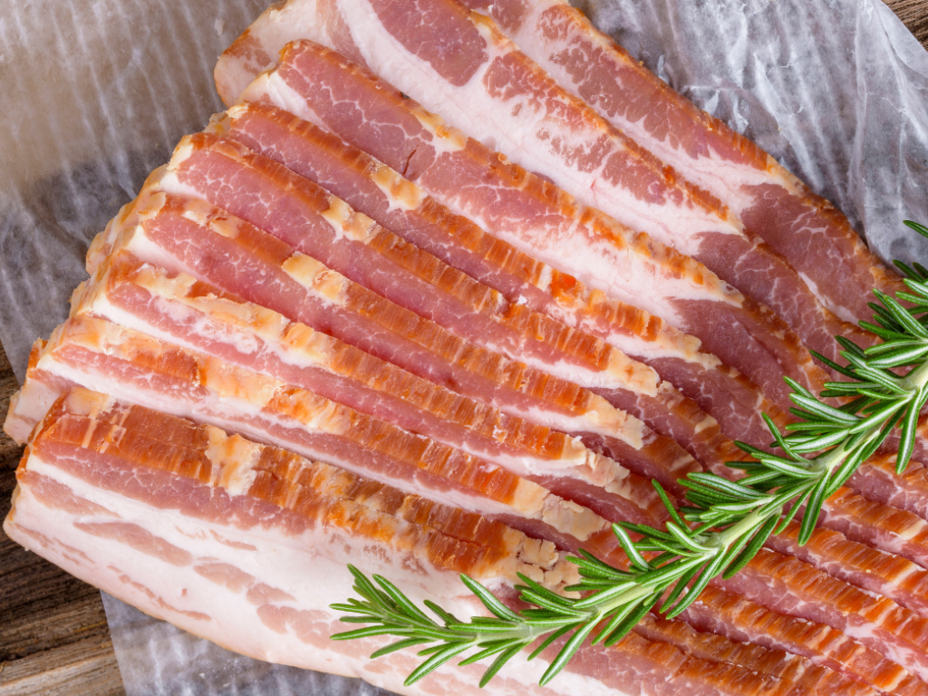 JFM HICKORY SMOKED BACON 5lbs, $5.99/lb