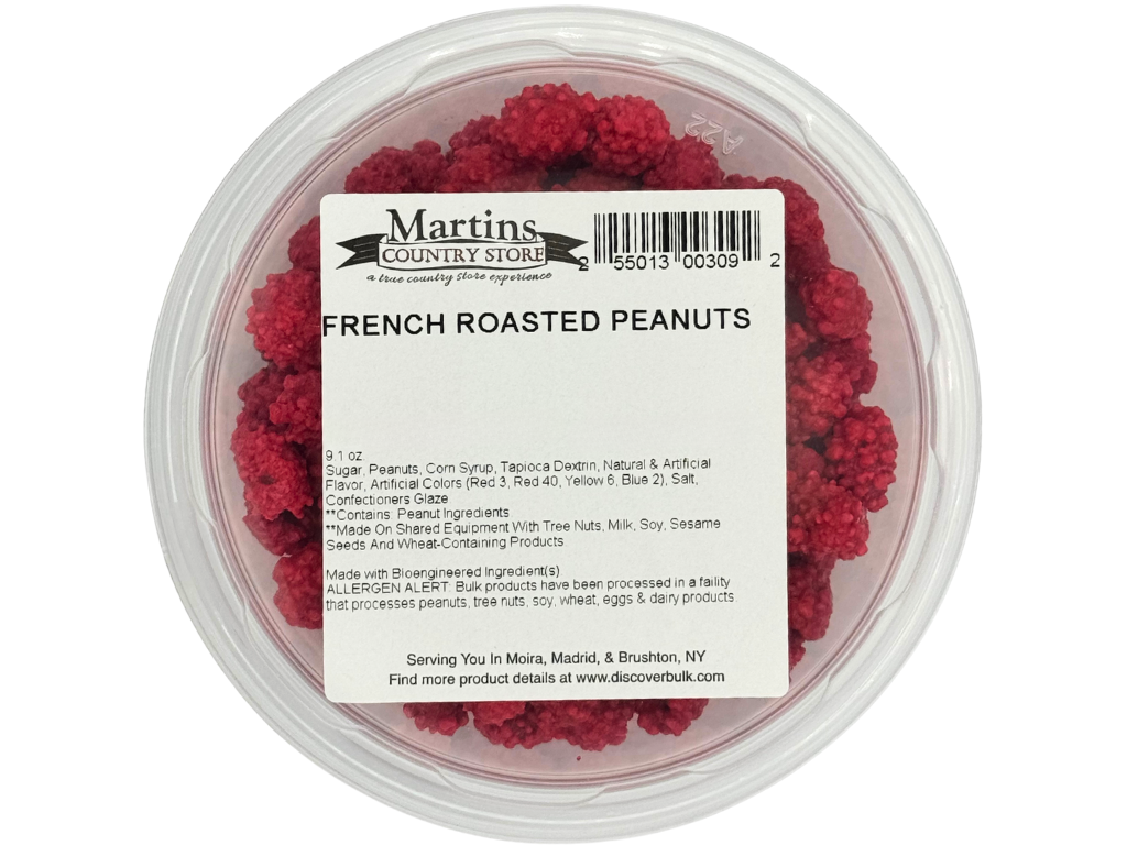 FRENCH ROASTED PEANUTS 9.1oz