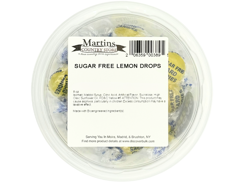 SUGAR FREE LEMON DROPS 8oz