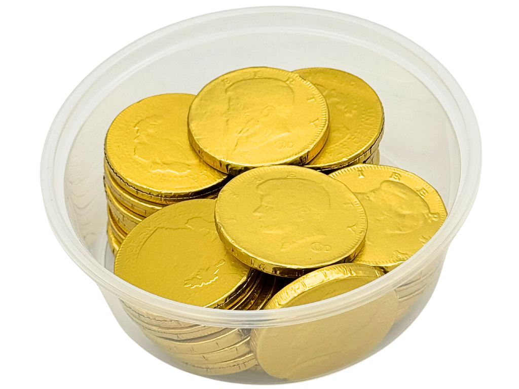 CHOCOLATE HALF DOLLAR COINS 6.4oz