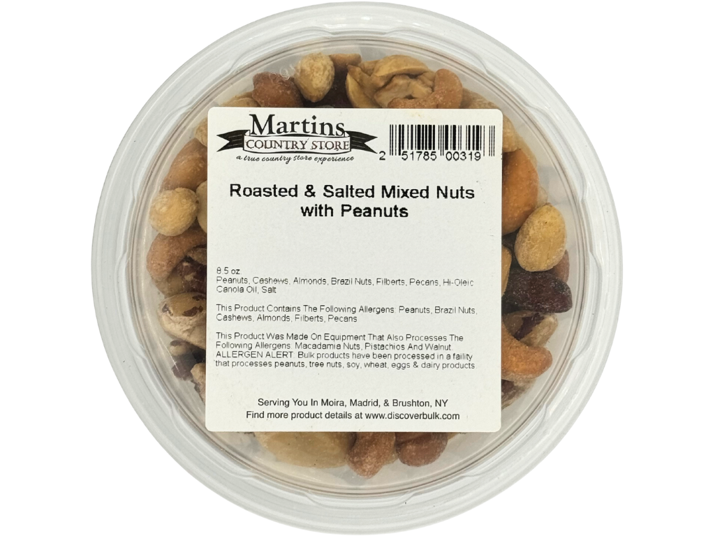 ROASTED SALTED MIXED NUTS 8.5oz