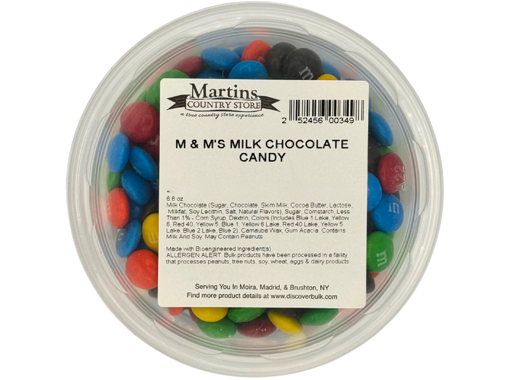 MILK CHOCOLATE M&M'S 6.6oz