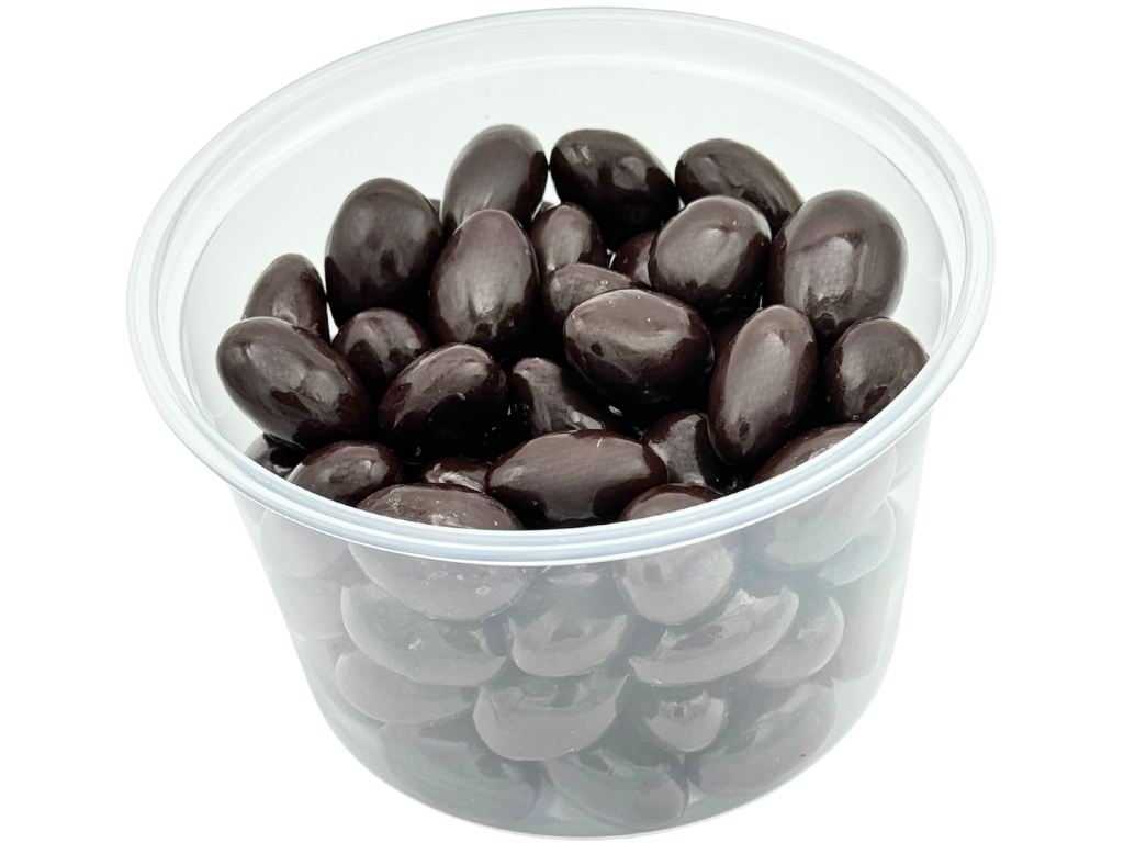 DARK CHOCOLATE ALMONDS 12oz