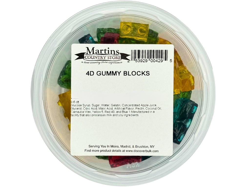 4D GUMMY BLOCKS 9.6oz