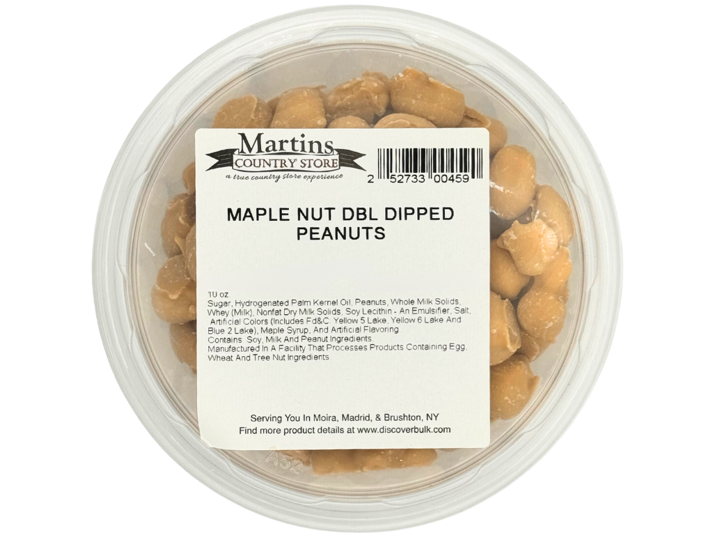 DOUBLE DIPPED MAPLE PEANUTS 10oz