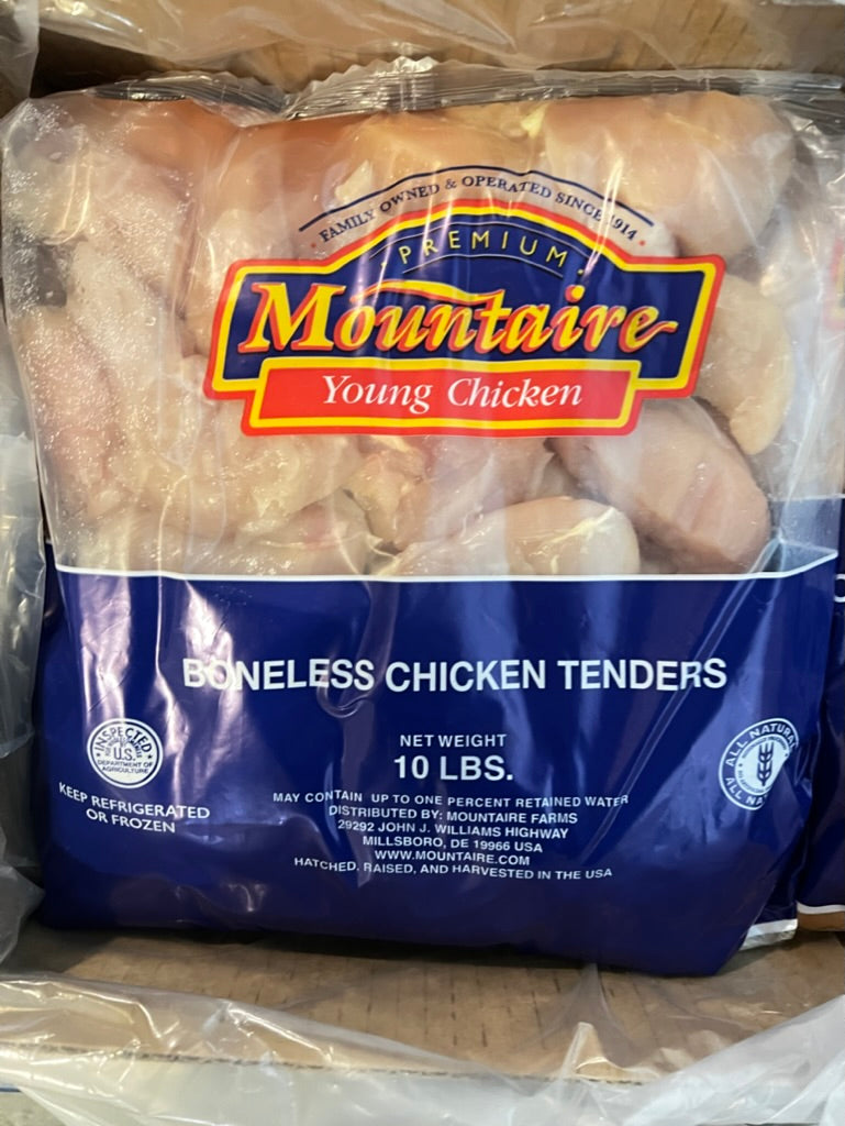 Chicken Tenders Jumbo 10lb, 3.69/lb